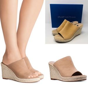 STUART WEITZMAN MARABELLA SLIDES SZ 7.5